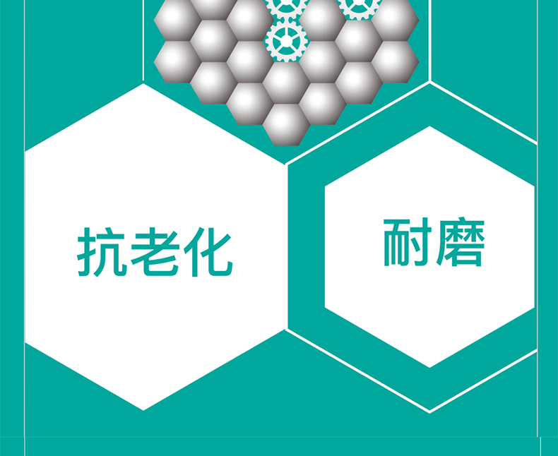 抗老化，耐磨