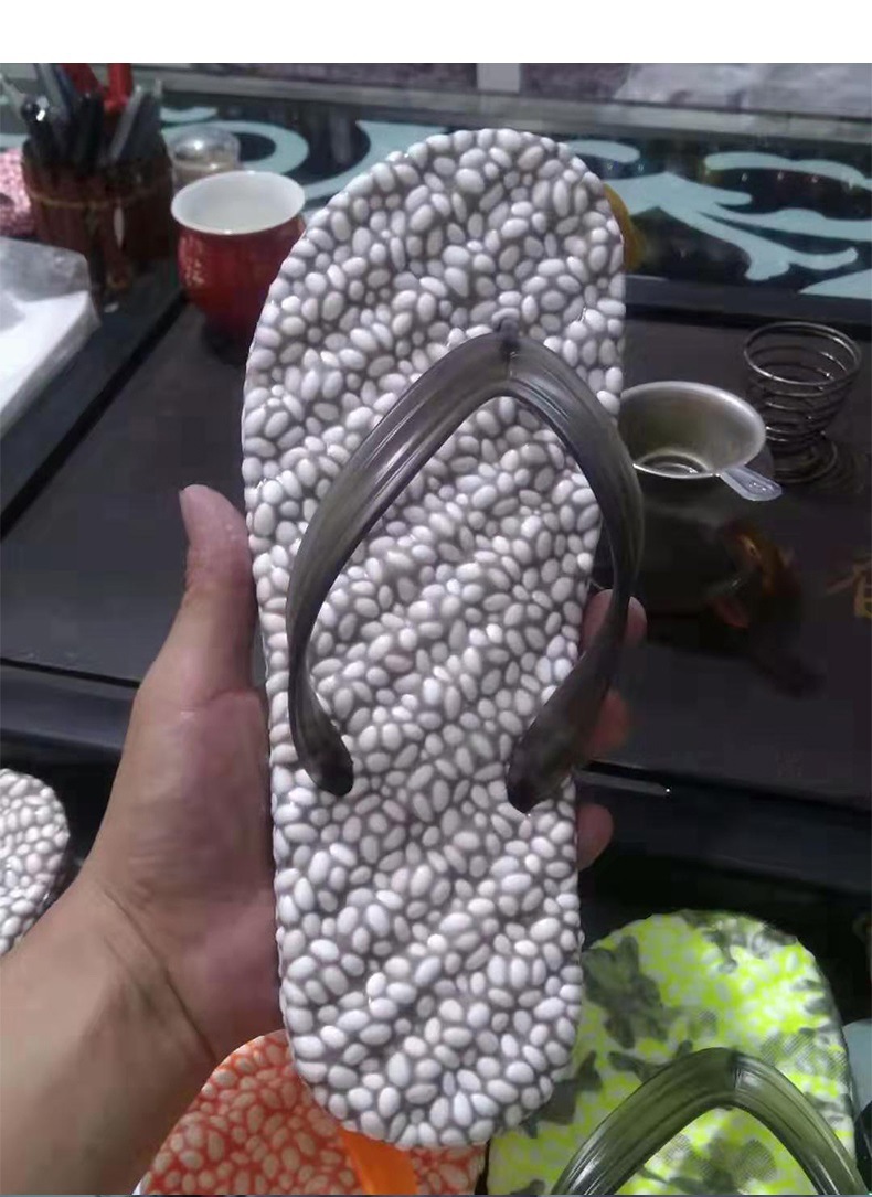 爆米花鞋底時尚人字拖