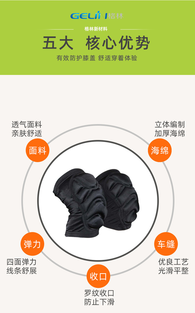 五大核心優(yōu)勢，有效防護(hù)膝蓋，舒適穿著體驗