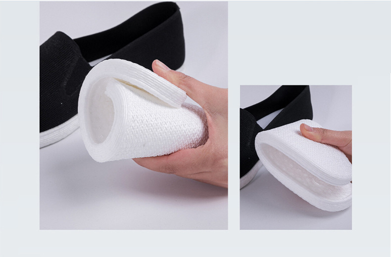 布鞋 E-TPU爆米花鞋底低幫一腳蹬舒適防滑耐磨復(fù)古休閑鞋