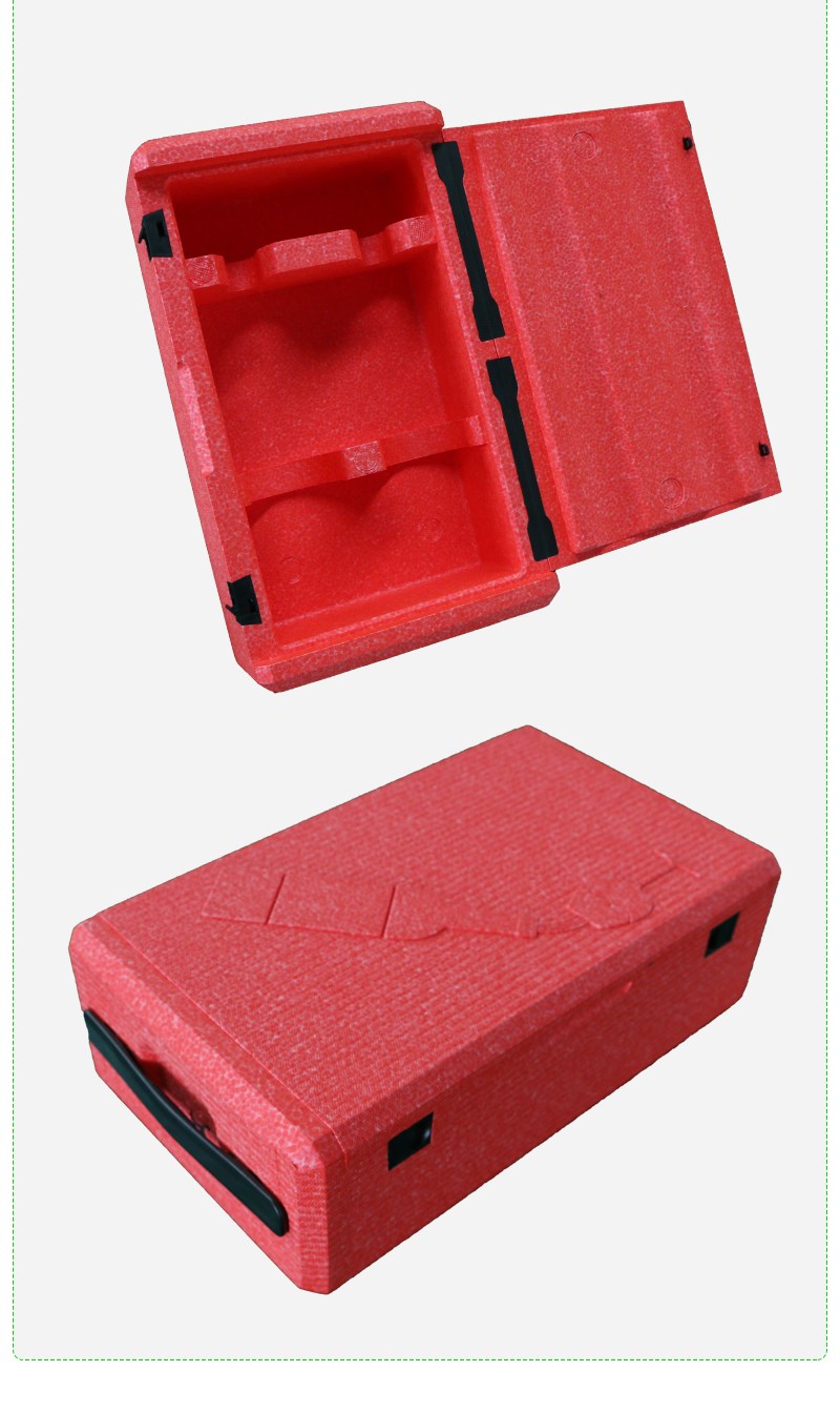 epp雙支高檔紅酒手提禮品盒，葡萄酒防摔抗壓緩沖環(huán)保泡沫箱